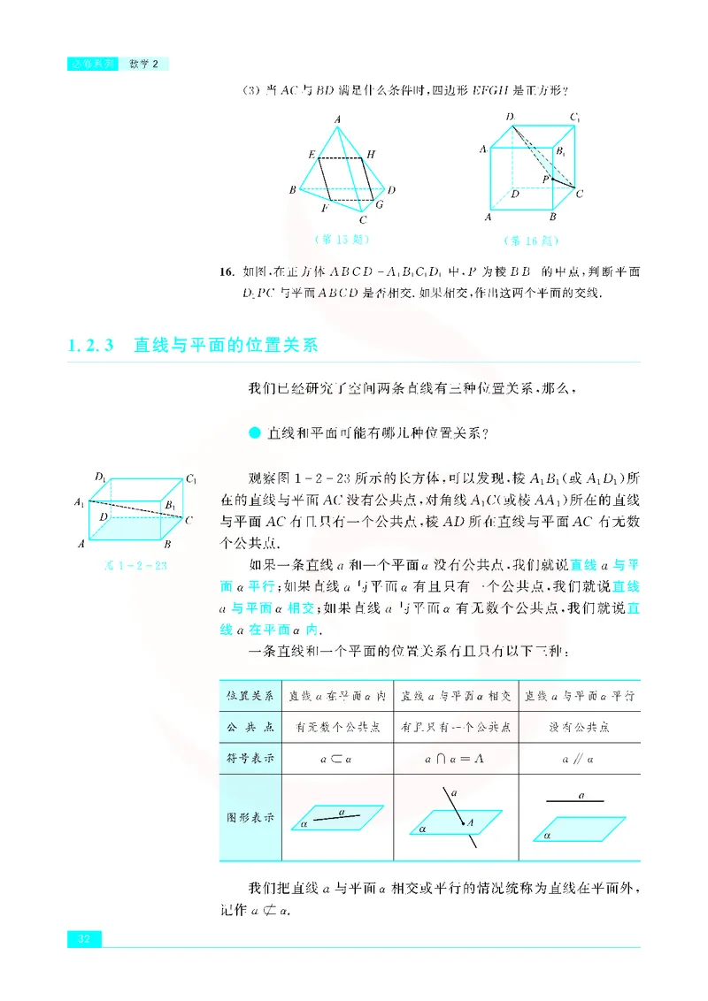 苏教版高中数学必修2_4-教培资料-26年最新资料-同步更新_初中高中教资_03科三专项（进去保存报考的学科即可）_02科三专项（笔记真题思维导图教学设计版本二）