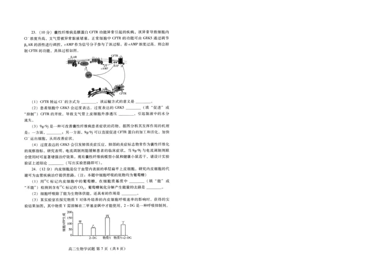 生物试卷(高二下期末考7.8-7.10)_2025年7月_250711山东省潍坊市2026届高二阶段性调研监测（高二下学期期末）(全科）