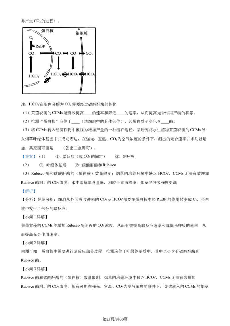 生物-湖南省长沙市一中2024届高三月考五_2024届湖南省长沙市一中高三月考五