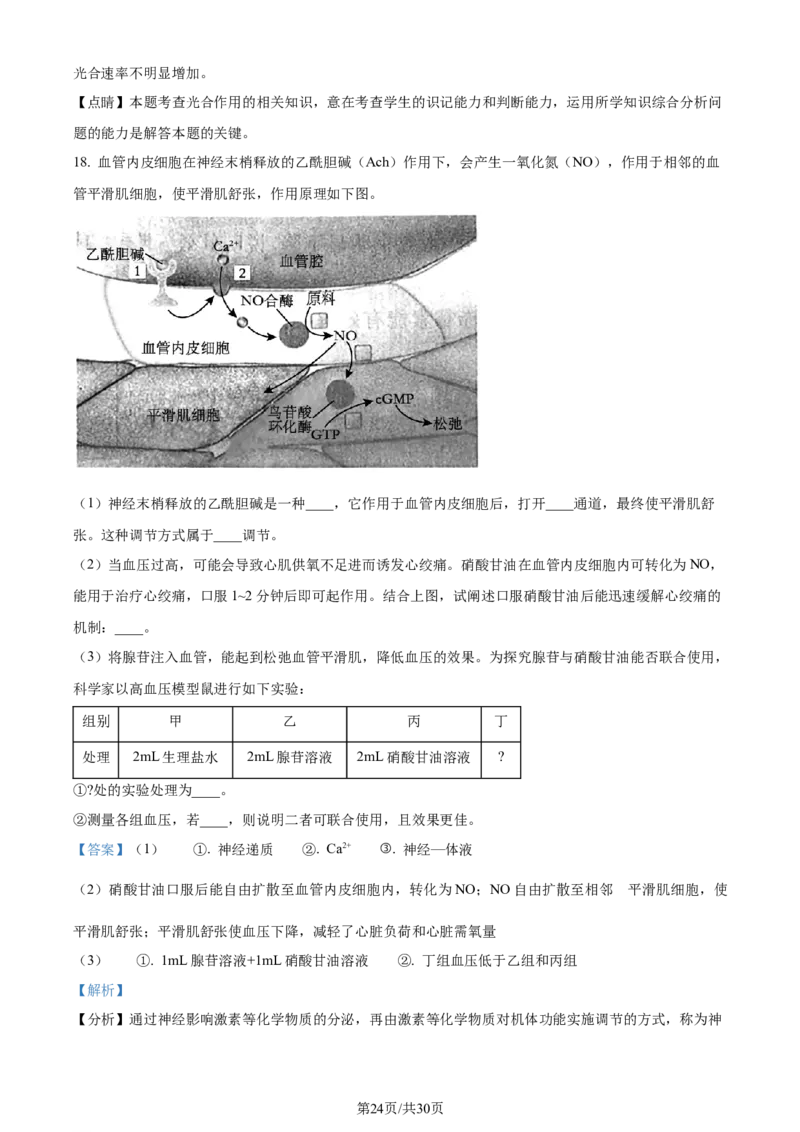 生物-湖南省长沙市一中2024届高三月考五_2024届湖南省长沙市一中高三月考五