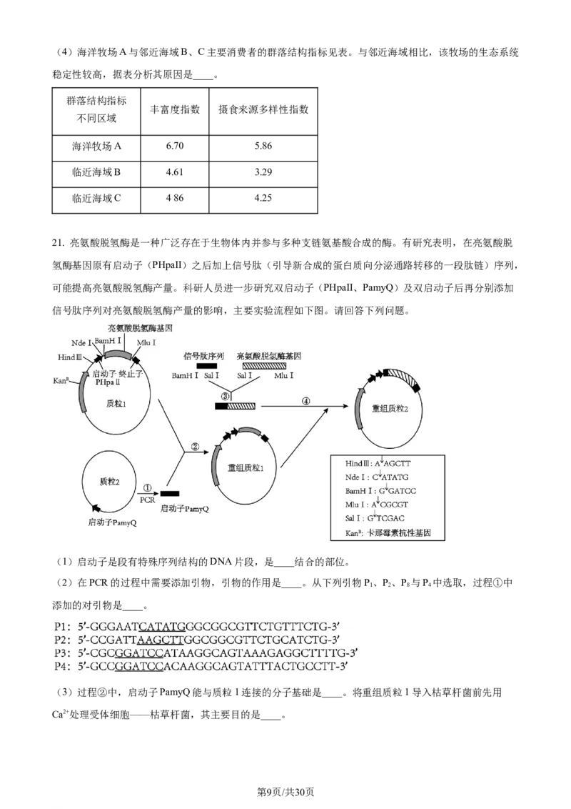 生物-湖南省长沙市一中2024届高三月考五_2024届湖南省长沙市一中高三月考五
