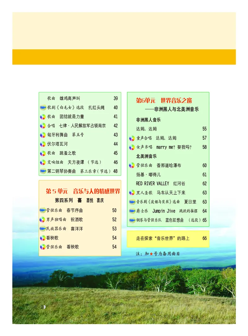粤教版9年级音乐上册高清教材_4-教培资料-26年最新资料-同步更新_初中高中教资_03科三专项（进去保存报考的学科即可）_02科三专项（笔记真题思维导图教学设计版本二）