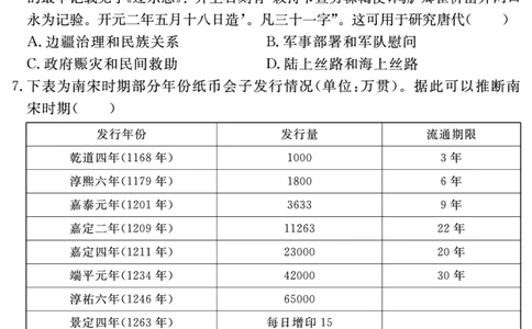 安徽省合肥一六八中学2023-2024学年高三上学期名校名师测评卷（四）历史试题_2024届安徽省合肥一六八中学高三上学期名校名师测评卷（四）