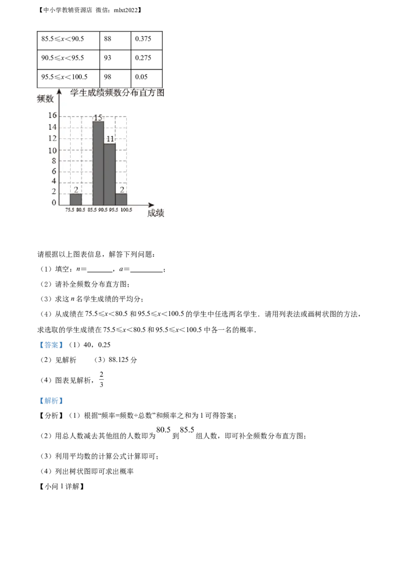 精品解析：2022年山东省济宁市中考数学真题（解析版）_中考真题_2.数学中考真题2015-2024年_2022中考数学真题145份13