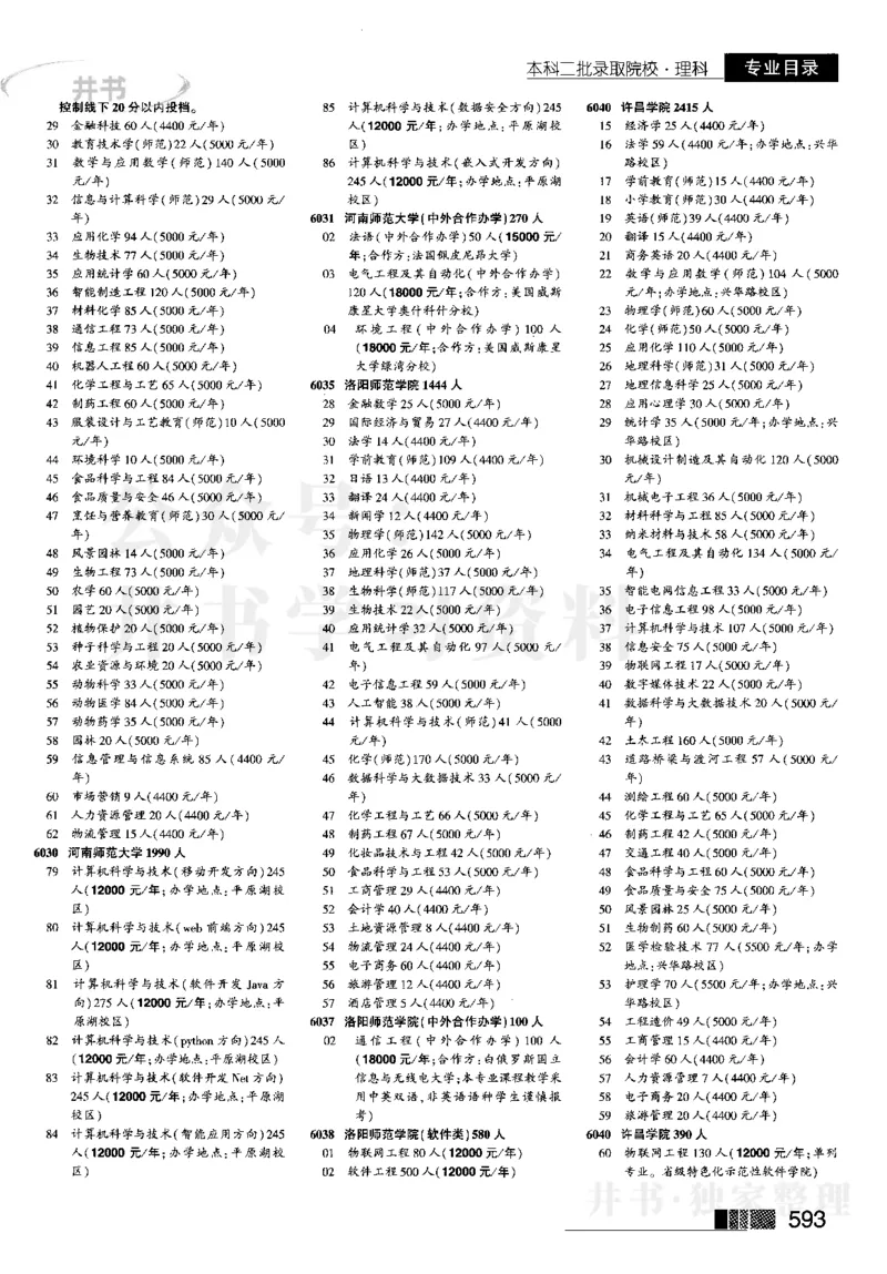 4本科二批--2023河南理科_1.高考2025全国各省真题+答案_必看高考志愿填报价值2999_高考志愿填报_13-河南_河南全套_往年版本_理科招生