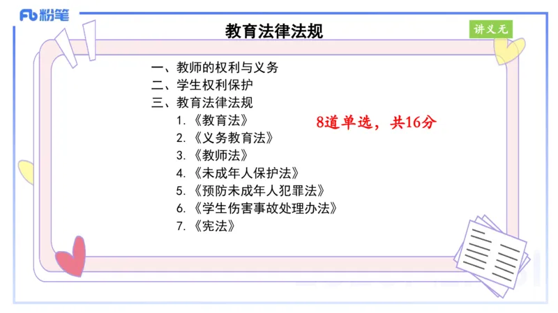 综合素质-理论精讲9-王迪迪_4-教培资料-26年最新资料-同步更新_小学教资_012025下FB小学系统班_小学25下-综合素质_1.理论精讲_讲义