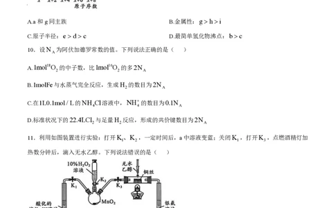 2025年广东高考真题化学试题_1.高考2025全国各省真题+答案_00.2025各省市高考真题及答案（按省份分类）_4、广东卷（9科全）_5.化学