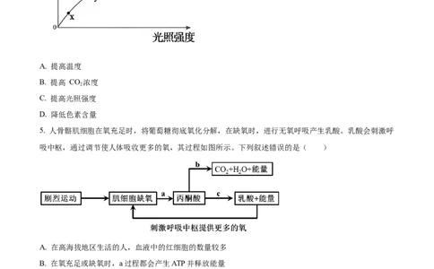 精品解析：青海省西宁市大通县2023-2024学年高三上学期期末生物试题（原卷版）_2024届青海省西宁市大通县高三上学期期末考试（金太阳293C）