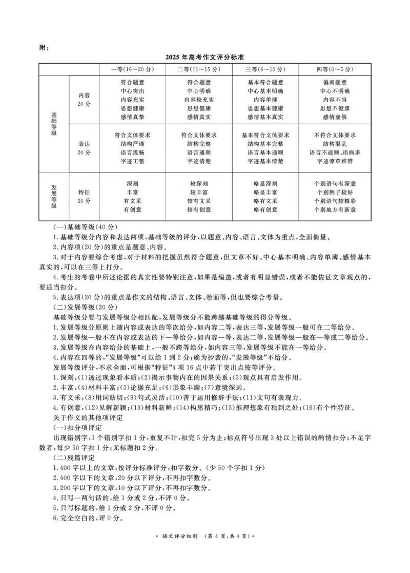 青桐鸣大联考2025-2026学年高三上学期11月联考语文(全国一卷)评分细则_251115河南省青桐鸣大联考2025-2026学年高三上学期11月联考（全）