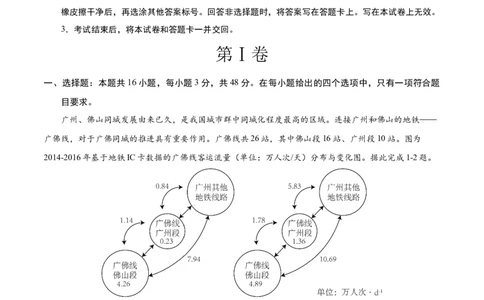 地理（新七省卷）（考试版A4）_学易金卷丨2024年1月&ldquo;七省联考&rdquo;考前猜想卷_地理（含考试版+全解全析+参考答案+答题卡）