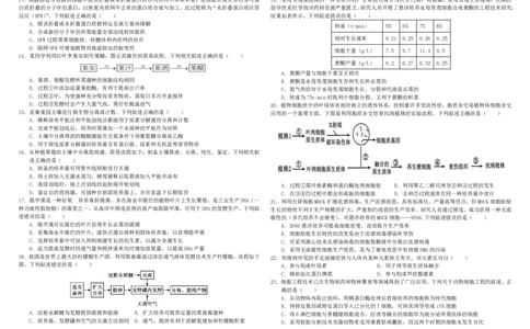 高二下期末考试生物试题_2025年7月_250717黑龙江省哈尔滨市师范大学附属中学2024-2025学年高二下学期7月期末考试（全科）