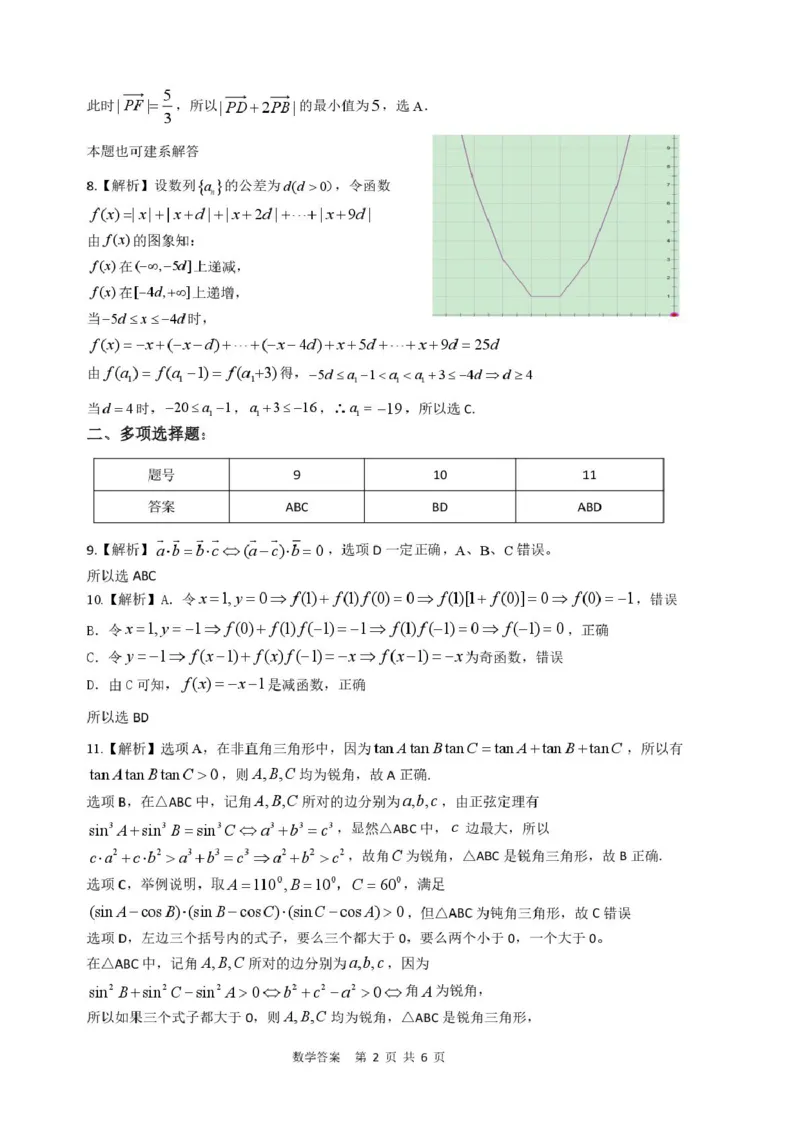 黑龙江省龙东十校联盟2026届高三上学期期中考试数学试卷（含解析）_251106黑龙江省龙东十校联盟2026届高三上学期期中考试试卷（全科）