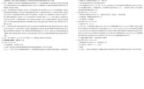 河北省邯郸市磁县第一中学2023-2024学年高三上学期八调考试生物答案_2024届河北省邯郸市磁县第一中学高三上学期八调考试_河北省邯郸市磁县第一中学2024届高三上学期八调考试生物