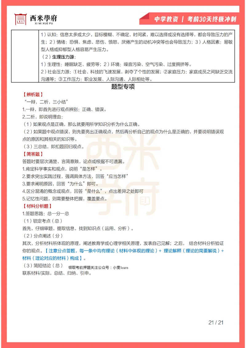 考前30天终极冲刺中学教育知识与能力_4-教培资料-26年最新资料-同步更新_初中高中教资_2025下中学教资笔试_03电子档资料_02西米学府笔记+习题_中学考前30天终极冲刺