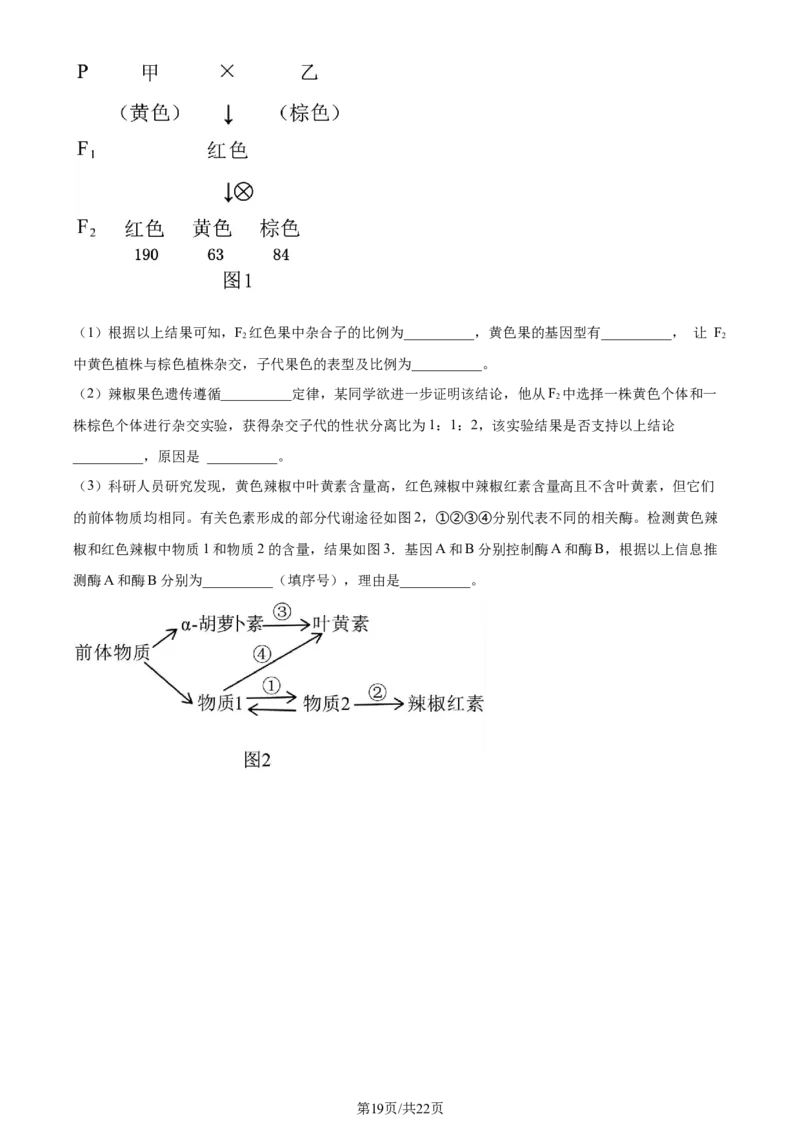 精品解析：黑龙江省哈尔滨市三中2023-2024学年高三1月期末生物试题（解析版）_2024届黑龙江省哈尔滨市第三中学校高三上学期1月期末
