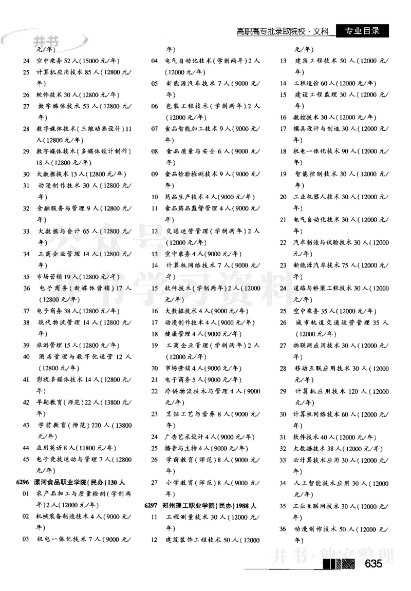 5高职高专(专科)--2023河南_1.高考2025全国各省真题+答案_必看高考志愿填报价值2999_高考志愿填报_13-河南_河南17-23年_河南招生之友全套_往年版本_文科招生