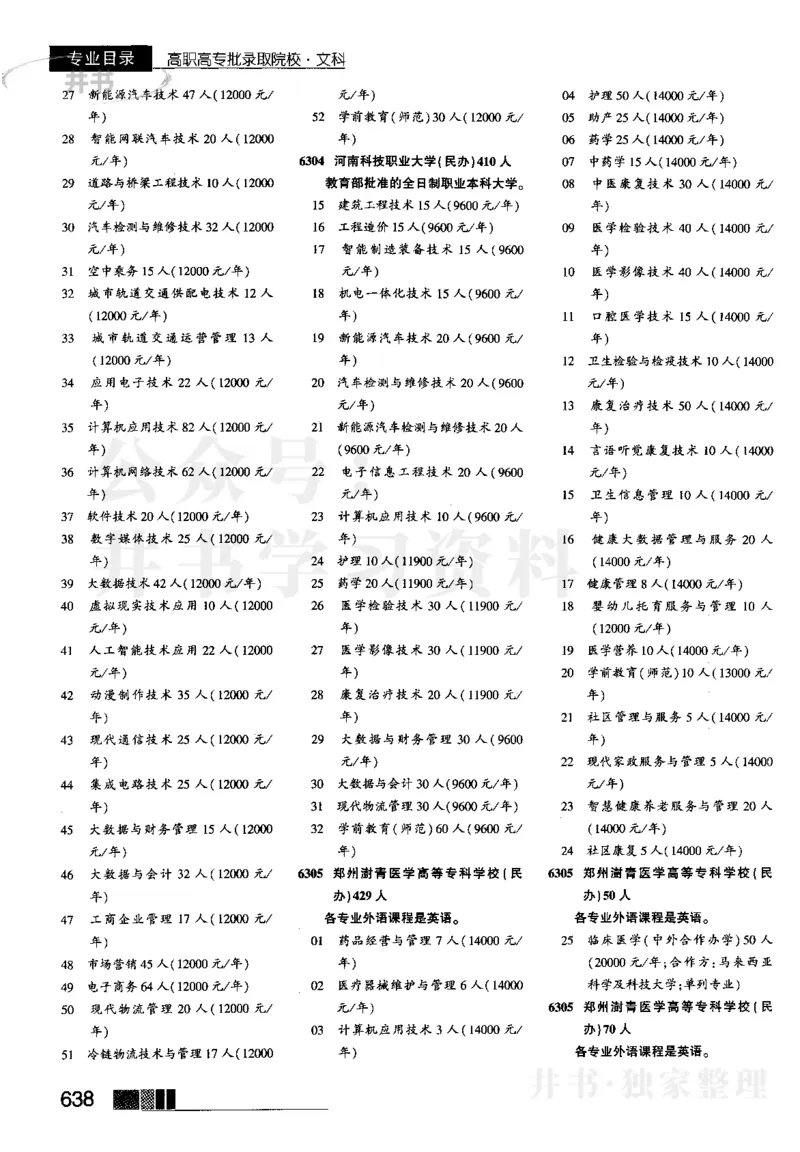 5高职高专(专科)--2023河南_1.高考2025全国各省真题+答案_必看高考志愿填报价值2999_高考志愿填报_13-河南_河南17-23年_河南招生之友全套_往年版本_文科招生