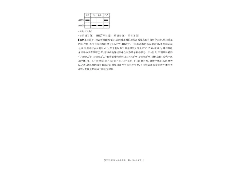 陕西省汉中市2024-2025学年高二下学期期末质量检测生物试卷（含答案）_2025年7月_250710陕西省汉中市2024-2025学年高二下学期期末质量检测（全科）