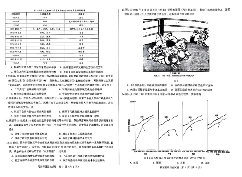 历史试题_2024届山东省高中名校高三上学期12月统一调研考试_山东省高中名校2024届高三上学期12月统一调研考试历史