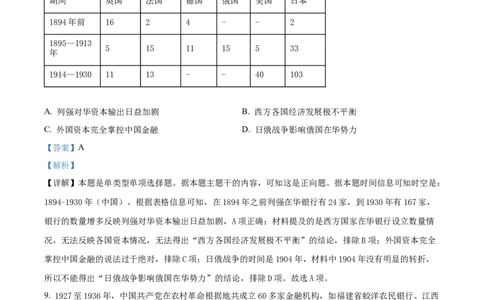 精品解析：2024届广东省佛山市普通高中高三上学期教学质量检测（一）历史试题（解析版）_2024年1月_01每日更新_19号_2024届广东省佛山市普通高中高三上学期期末教学质量检测（一）