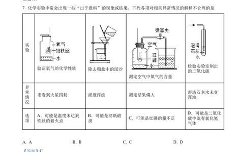 精品解析：2022年陕西省中考化学真题（B卷）（解析版）_中考真题_5.化学中考真题2015-2024年_2022年中考化学真题（127份）14