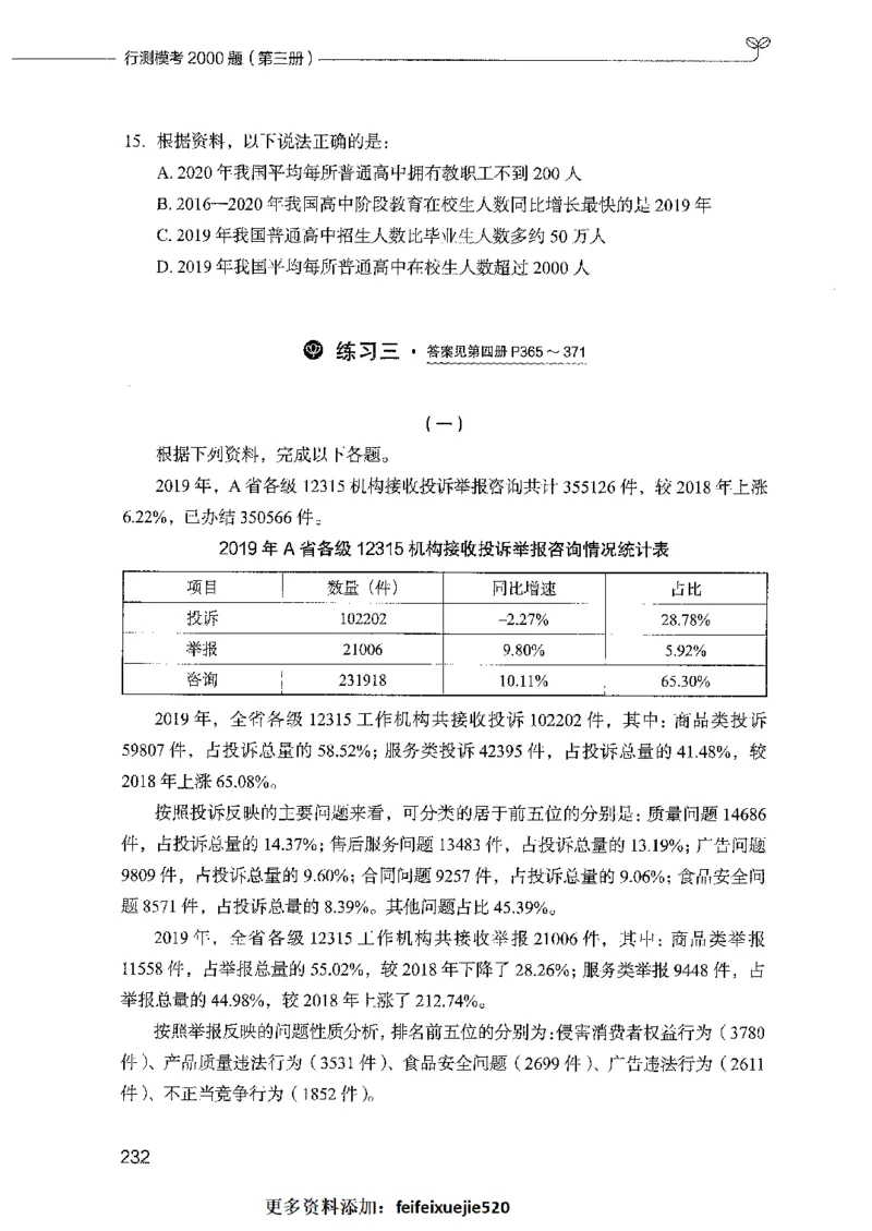 行测模考2000题（第三册）_26吉林考备考资料包_11省考刷题包_24行测模考2000题