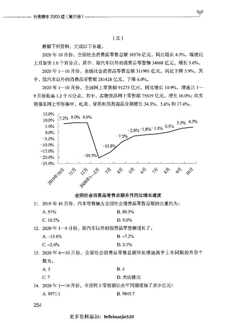 行测模考2000题（第三册）_26吉林考备考资料包_11省考刷题包_24行测模考2000题