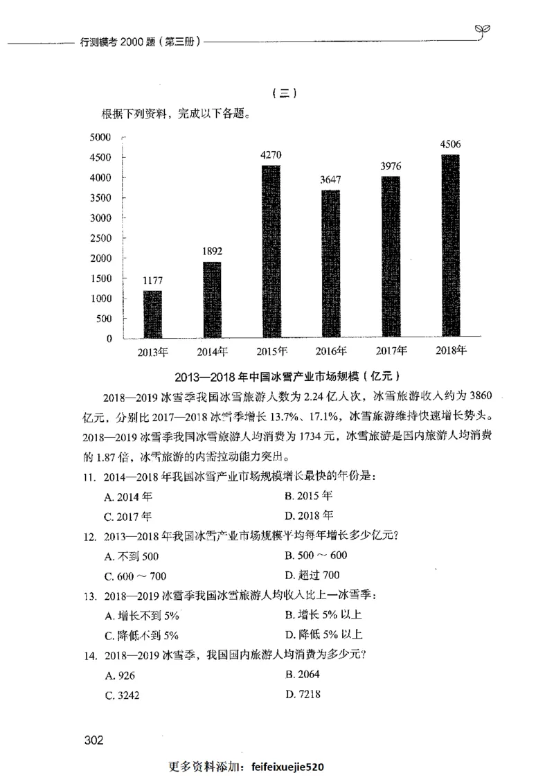 行测模考2000题（第三册）_26吉林考备考资料包_11省考刷题包_24行测模考2000题