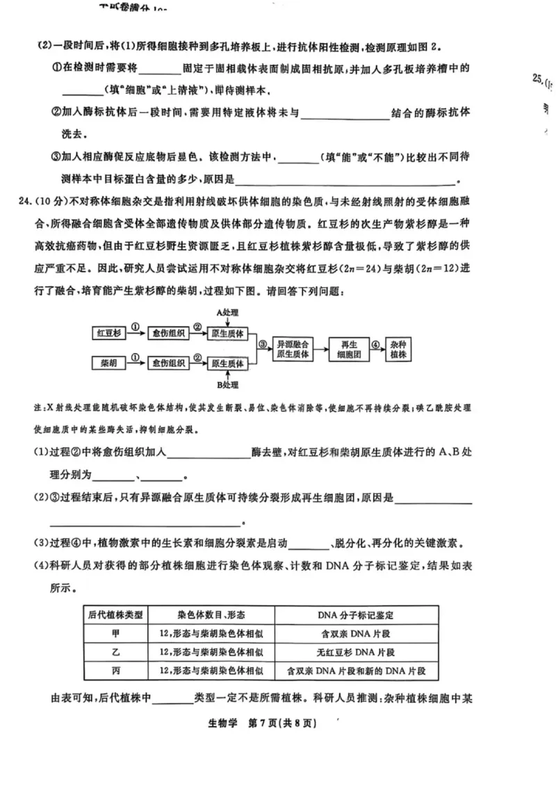 辽宁省名校联盟2025年高二联合考试-生物学+答案_2025年6月_250612辽宁省名校联盟2024-2025学年高二下学期6月份联合考试（全科）(1)