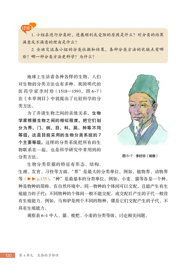 苏科版7年级生物上册高清教材_4-教培资料-26年最新资料-同步更新_初中高中教资_03科三专项（进去保存报考的学科即可）_02科三专项（笔记真题思维导图教学设计版本二）