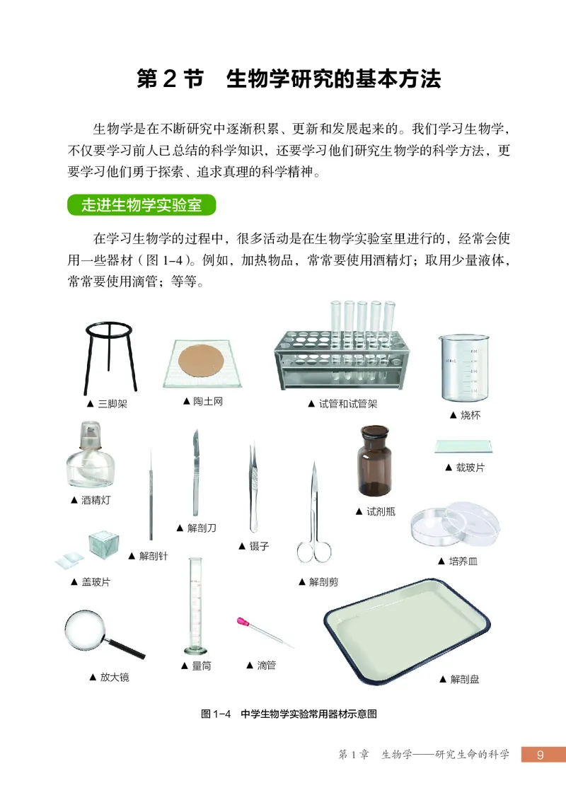 苏科版7年级生物上册高清教材_4-教培资料-26年最新资料-同步更新_初中高中教资_03科三专项（进去保存报考的学科即可）_02科三专项（笔记真题思维导图教学设计版本二）