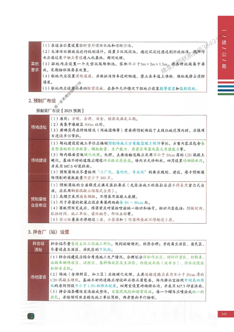 2025年一建-公路-四色笔记高清_2026年一级建造师_2026年一建公路_2025年一建公路SVIP_01-精华文档✿电子教材✿历年真题_16-公路《新版-四色笔记》SMR推荐