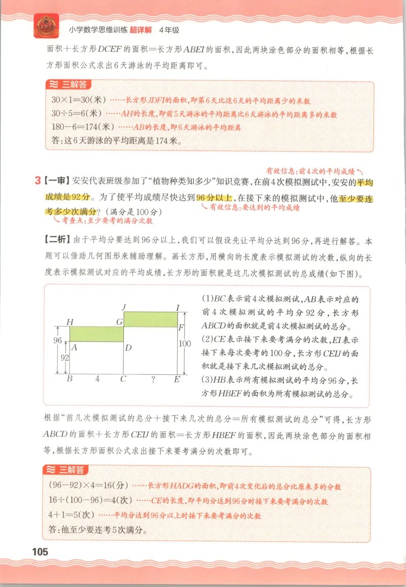 答案_25秋小学语数英习题试卷_数学_25秋《王朝霞数学思维训练超详解》1-6年级上_王朝霞数学思维训练超详解4