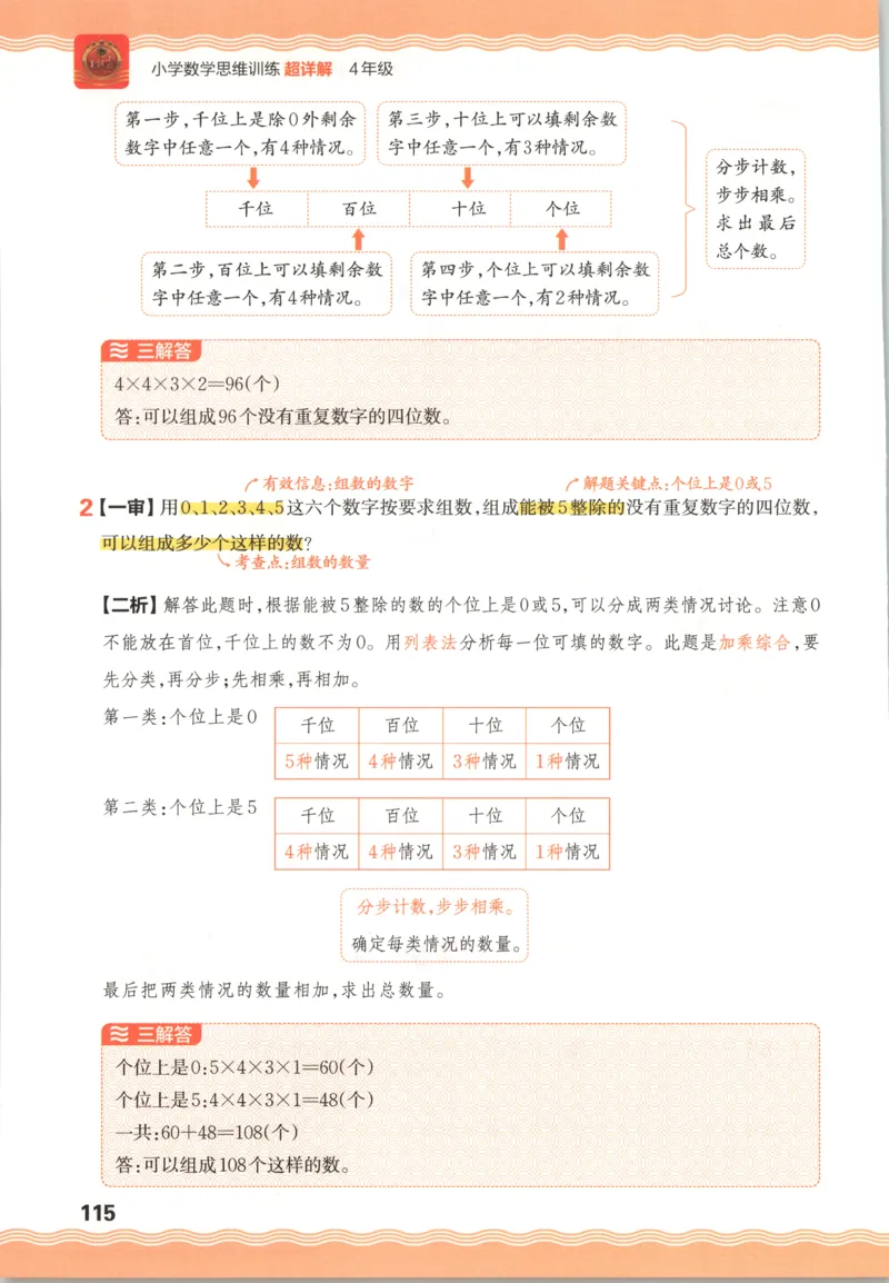 答案_25秋小学语数英习题试卷_数学_25秋《王朝霞数学思维训练超详解》1-6年级上_王朝霞数学思维训练超详解4