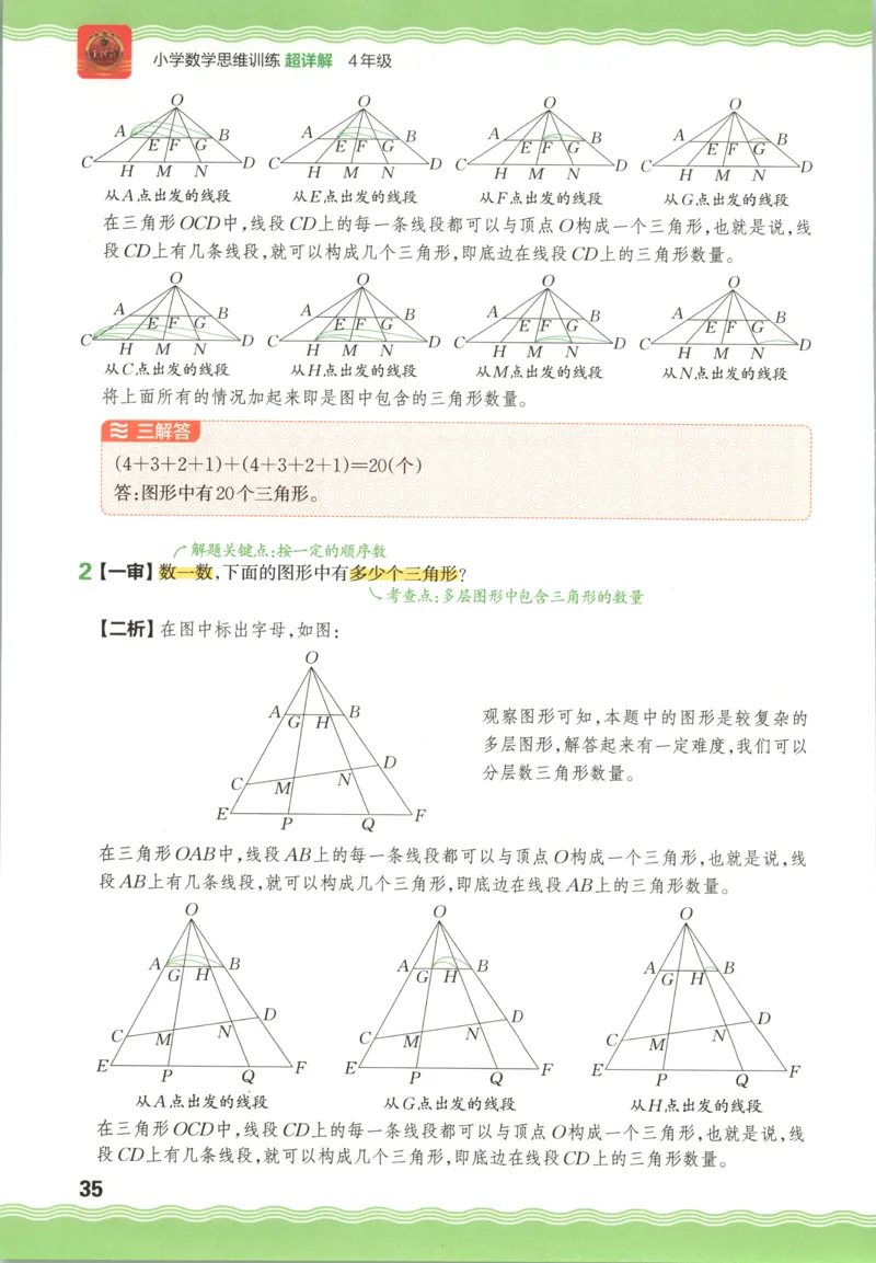 答案_25秋小学语数英习题试卷_数学_25秋《王朝霞数学思维训练超详解》1-6年级上_王朝霞数学思维训练超详解4