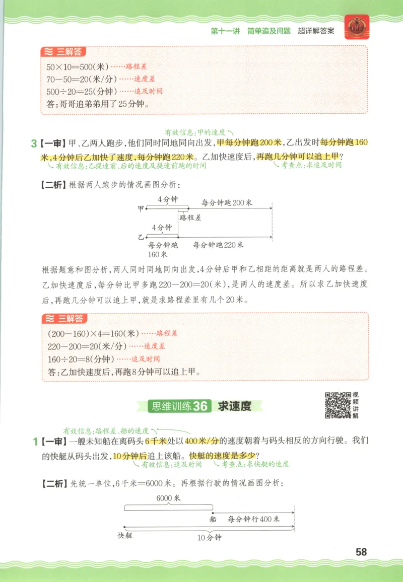答案_25秋小学语数英习题试卷_数学_25秋《王朝霞数学思维训练超详解》1-6年级上_王朝霞数学思维训练超详解4