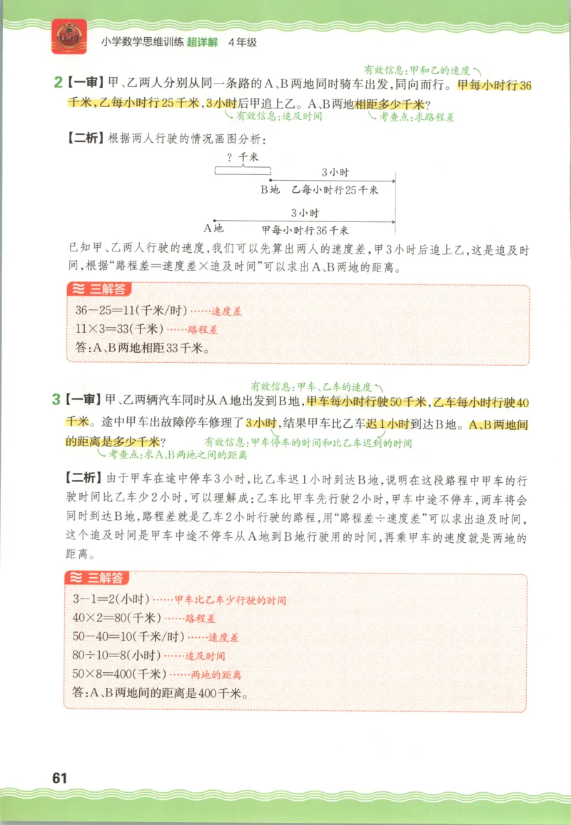 答案_25秋小学语数英习题试卷_数学_25秋《王朝霞数学思维训练超详解》1-6年级上_王朝霞数学思维训练超详解4