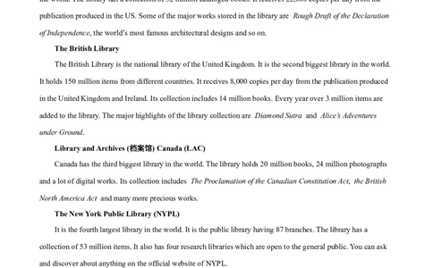 精品解析：2024届河北省衡水市武邑县河北武邑中学三模英语试题（原卷版）_2024届河北省武邑中学高三上学期三调考试_河北省武邑中学2024届高三上学期三调考试英语