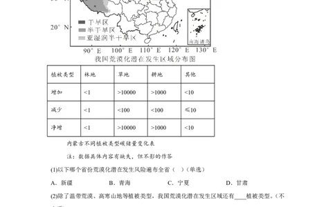 上海2025年5月上海普通高中学业水平等级性考试地理试题（含答案）_1.高考2025全国各省真题+答案_00.2025各省市高考真题及答案（按省份分类）_2、上海卷（全科，持续更新）_9.地理