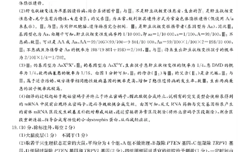 雅礼中学2026届高三月考生物试卷答案_251107湖南省长沙市雅礼中学2026届高三上学期月考（三）（全科）_湖南省长沙市雅礼中学2026届高三上学期月考（三）生物试题扫描版含解析