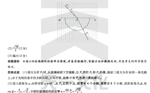 物理高二下期末答案_2025年7月_250705天一大联考&middot;河南省2024-2025学年（下）高二年级期末考试（全科）_7.2-3高二下期末答案