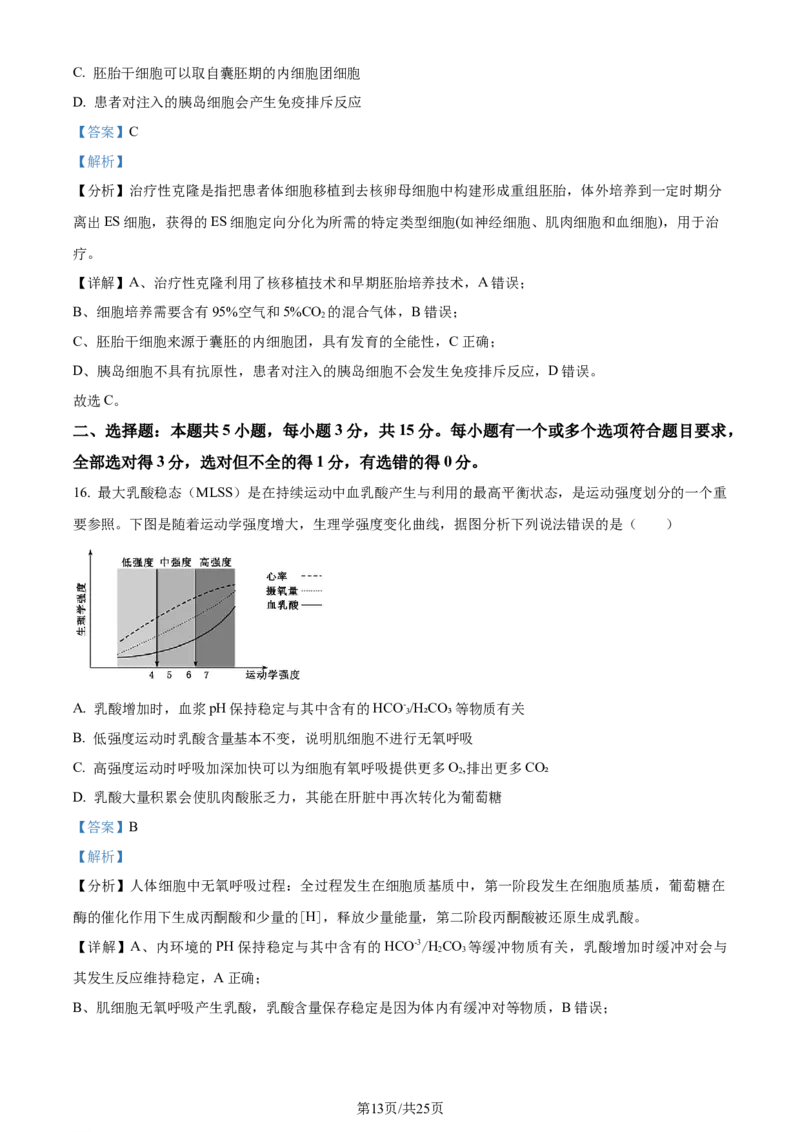 精品解析：山东省枣庄市2023-2024学年高三1月期末质量检测生物试题（解析版）_2024届山东省枣庄市高三上学期1月期末质量检测_山东省枣庄市2024届高三上学期1月期末质量检测生物