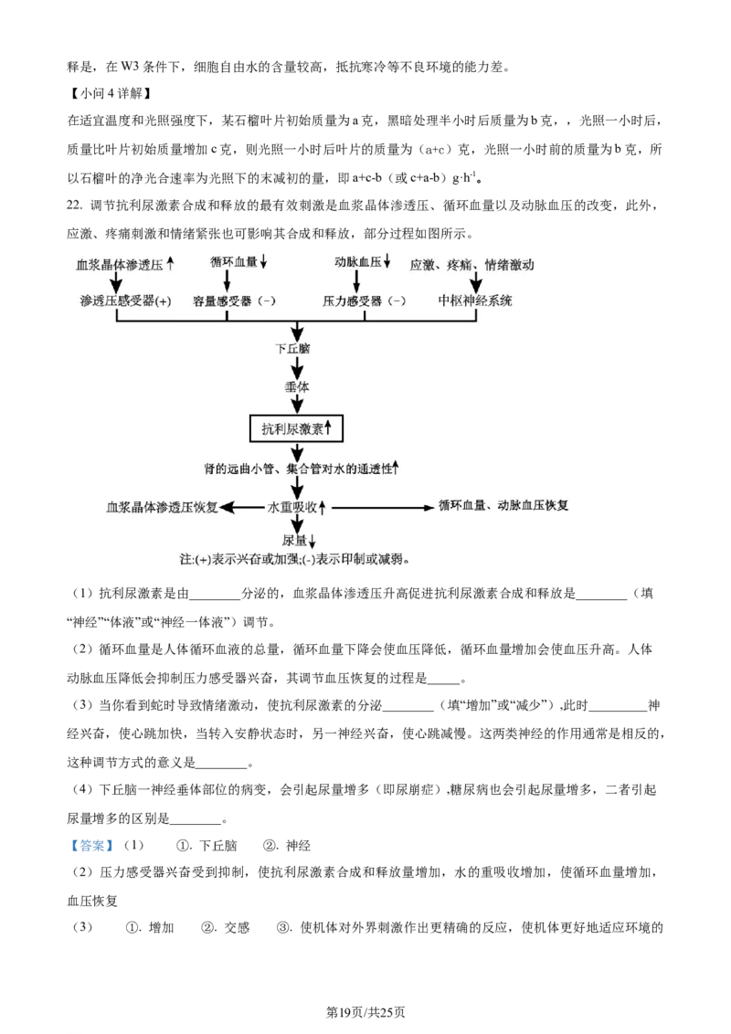 精品解析：山东省枣庄市2023-2024学年高三1月期末质量检测生物试题（解析版）_2024届山东省枣庄市高三上学期1月期末质量检测_山东省枣庄市2024届高三上学期1月期末质量检测生物