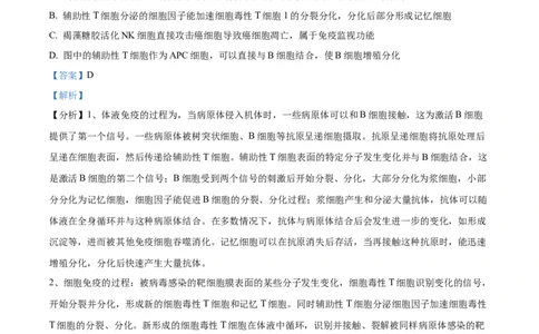 精品解析：山东省枣庄市2023-2024学年高三1月期末质量检测生物试题（解析版）_2024届山东省枣庄市高三上学期1月期末质量检测_山东省枣庄市2024届高三上学期1月期末质量检测生物
