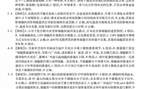 生物答案-重庆市南开中学高2026届高三第四次质量检测_2025年12月_251206重庆市南开中学高2026届高三第四次质量检测（全科）_重庆市南开中学高2026届高三第四次质量检测生物