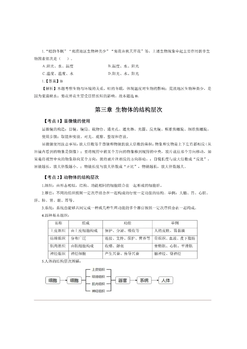 考前必背｜初中教资《生物》最全考点背诵笔记与模版，一遍上岸_4-教培资料-26年最新资料-同步更新_初中高中教资_03科三专项（进去保存报考的学科即可）