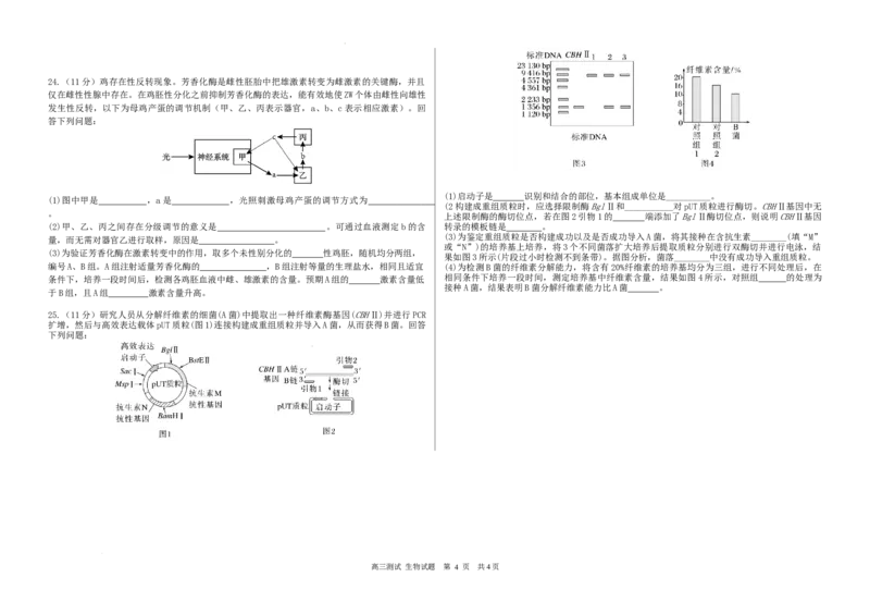 高三生物_2025年12月_251203黑龙江省哈尔滨市第六中学校2025-2026学年高三上学期12月月考_黑龙江省哈尔滨市第六中学校2025-2026学年高三上学期12月月考生物试题（含答案）