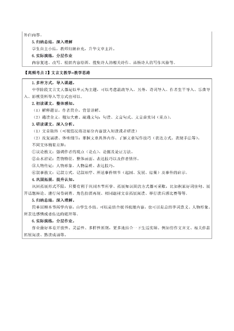 考前必背｜高中教资《语文》最全考点背诵笔记与模版，一遍上岸_4-教培资料-26年最新资料-同步更新_初中高中教资_03科三专项（进去保存报考的学科即可）