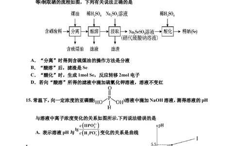 化学试题_2024届吉林省吉林市高三上学期第二次模拟考试_吉林省吉林市2024届高三上学期第二次模拟考试化学