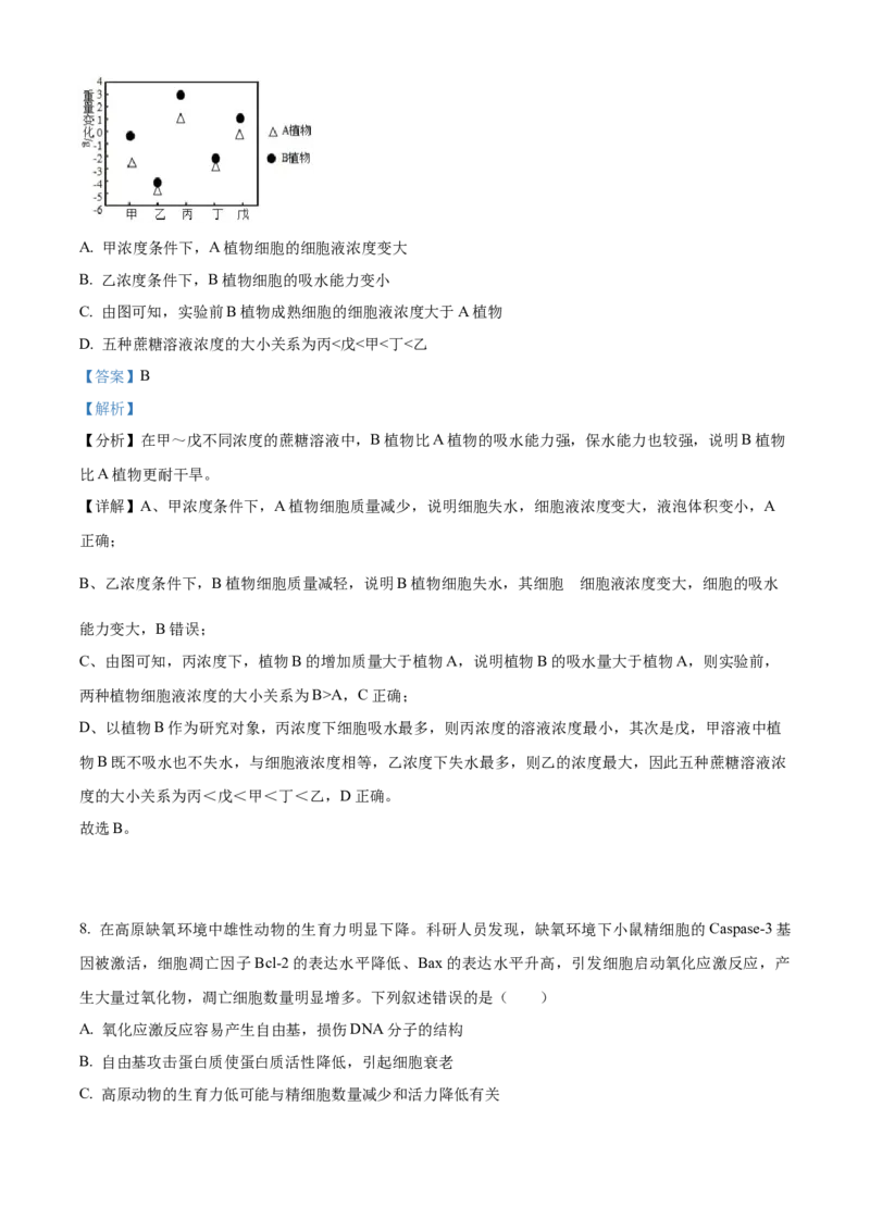 海南省海南中学2024届高三上学期第三次月考生物_2024届海南省海南中学高三上学期第三次月考